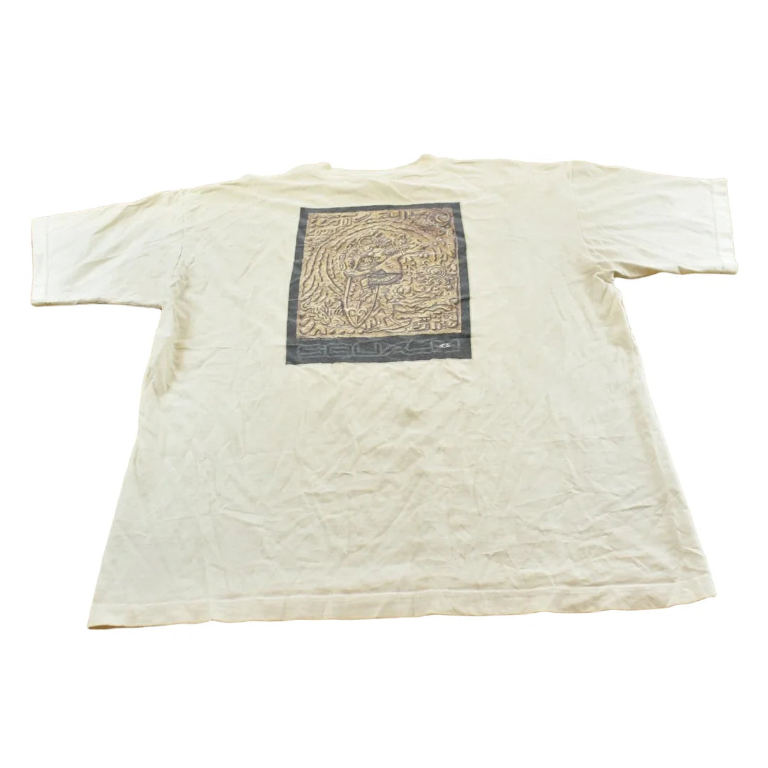 Vintage 2000 Squalo Mayan Art Surfing T-Shirt Men's XL from propervintagecanada