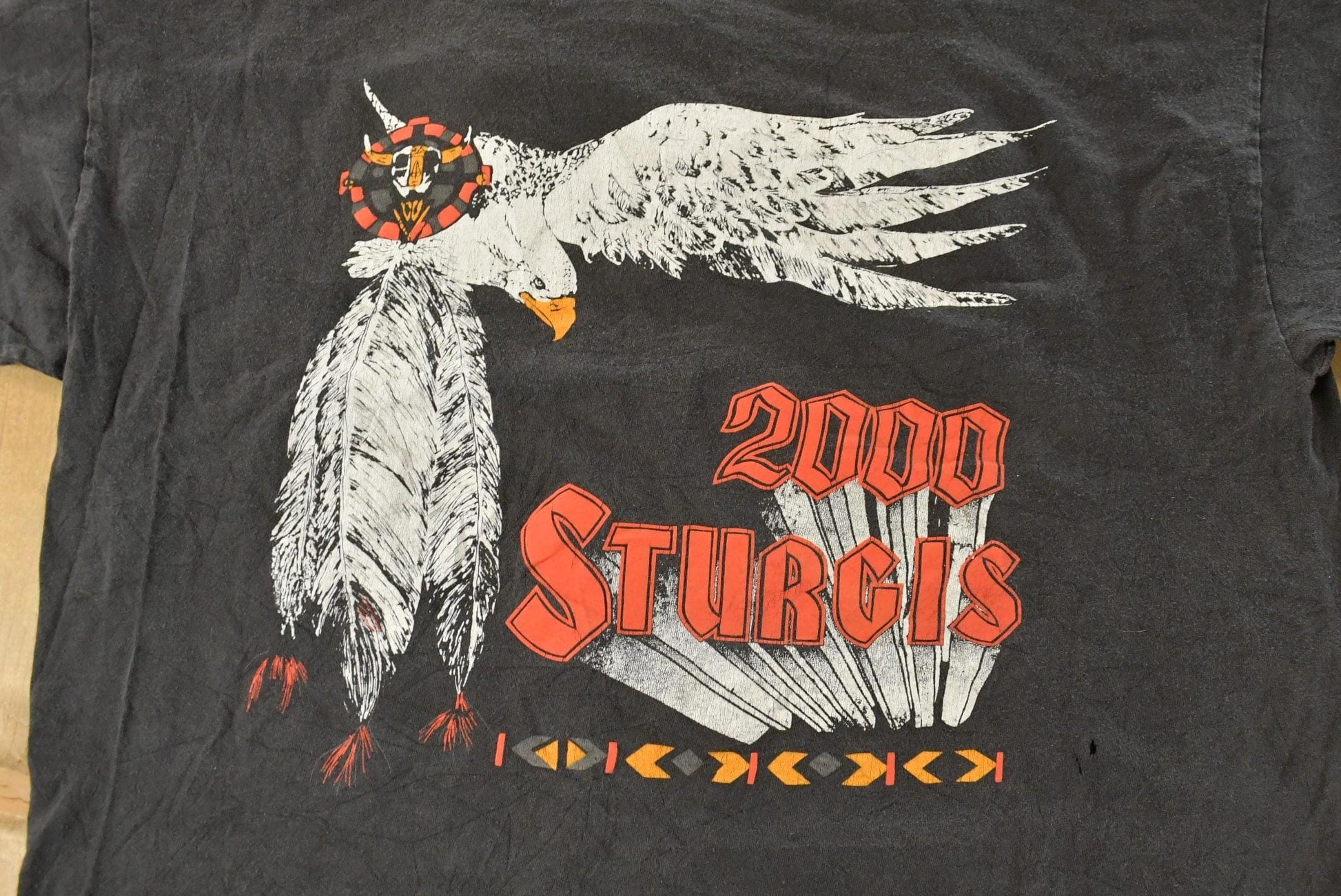 Vintage 2000 Sturgis Motorcycles Graphic T-Shirt Men's 2XL /Biker Rally Tee / Y2K Motorcycle Rally T-Shirt from propervintagecanada