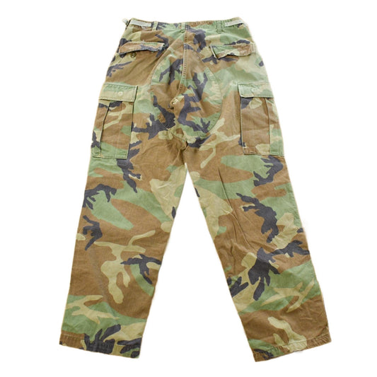 Vintage 2000s Army Military Woodland Camo Cargo Pants Men's Medium