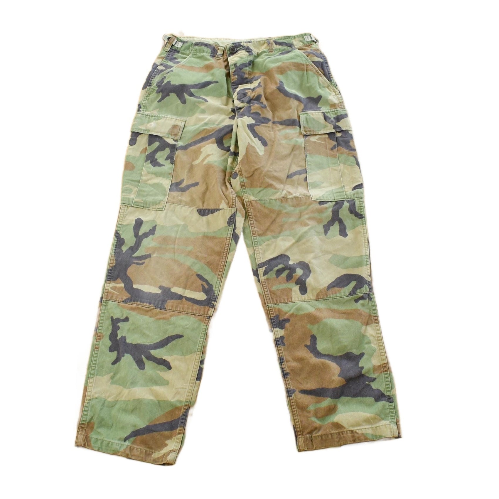 Vintage 2000s Army Military Woodland Camo Cargo Pants Men's Medium