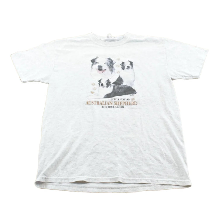 Vintage 2000s Australian Shepherd Dog T-Shirt Men's M from propervintagecanada