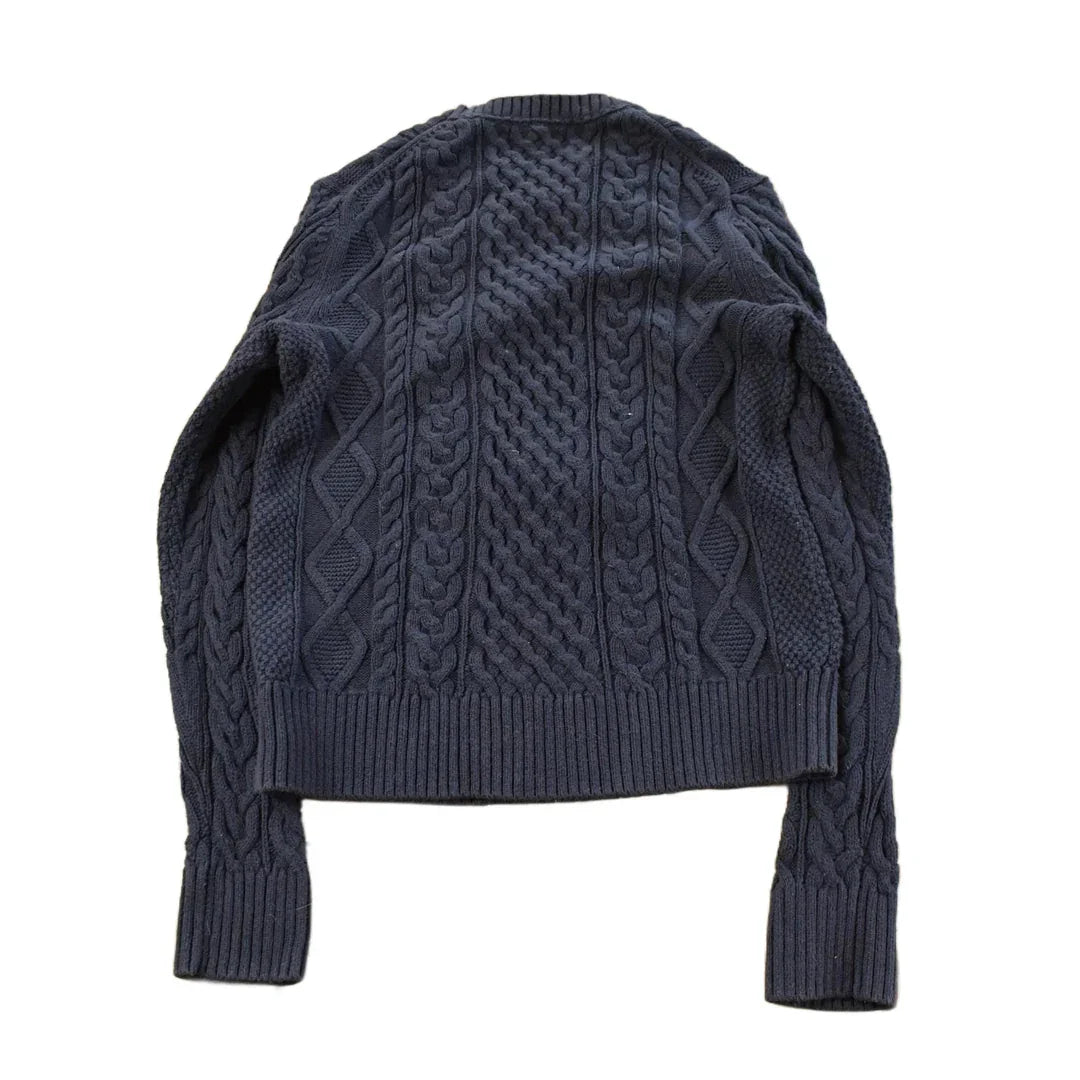 Vintage 2000s Banana Republic Cable Knit Sweater Women's Medium / Y2K Knitwear / Athleisure from propervintagecanada