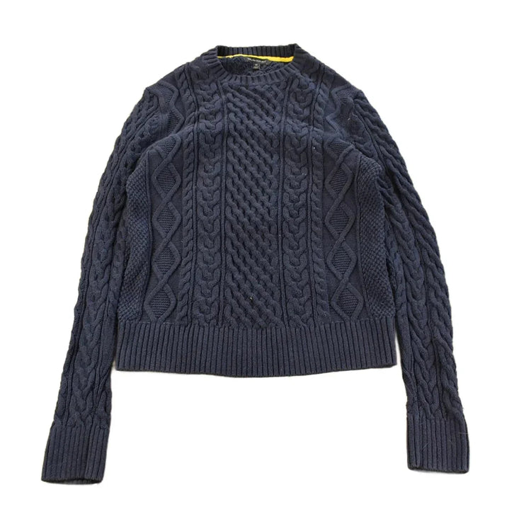 Vintage 2000s Banana Republic Cable Knit Sweater Women's Medium / Y2K Knitwear / Athleisure from propervintagecanada