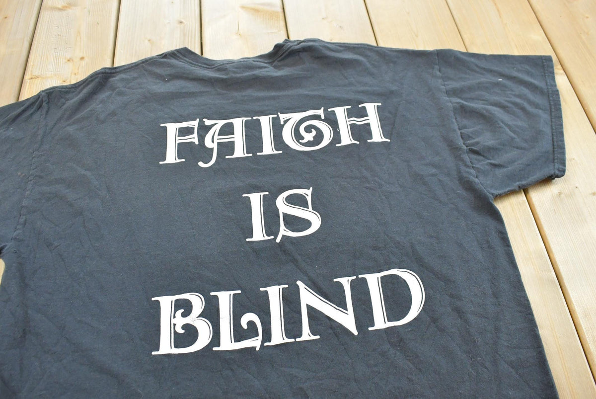 Vintage 2000s Black Label Society Faith is Blind Jesus Band T-Shirt Men's 2XL from propervintagecanada