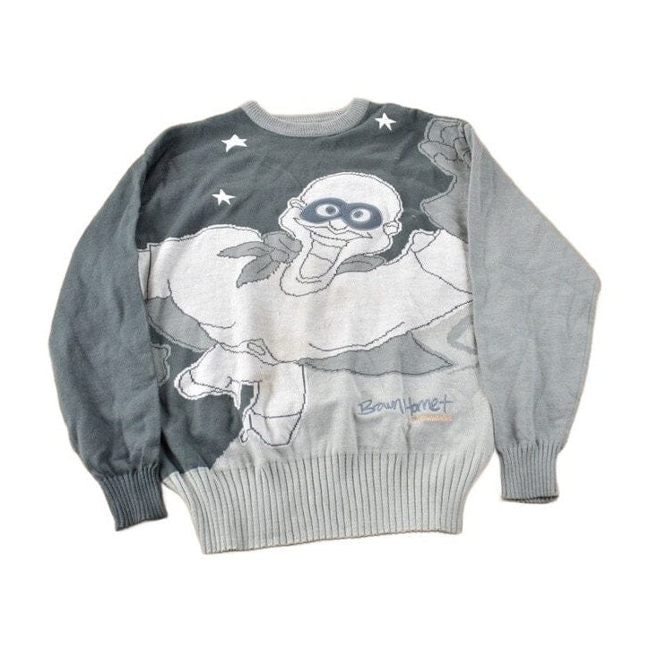 Vintage 2000s Brown Hornet Platinum Fubu Embroidered Knit Crewneck Sweater Size XL from propervintagecanada