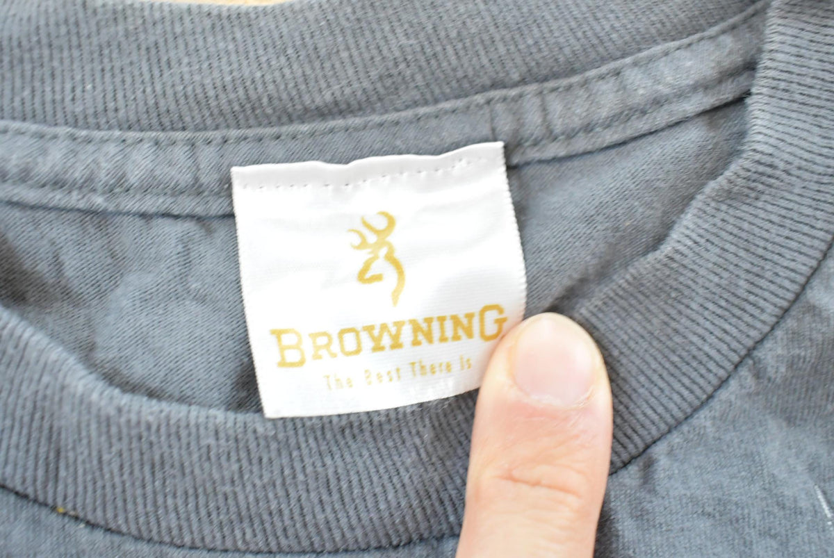Vintage 2000s Browning Deer Hunting Graphic T-Shirt Mens M from propervintagecanada
