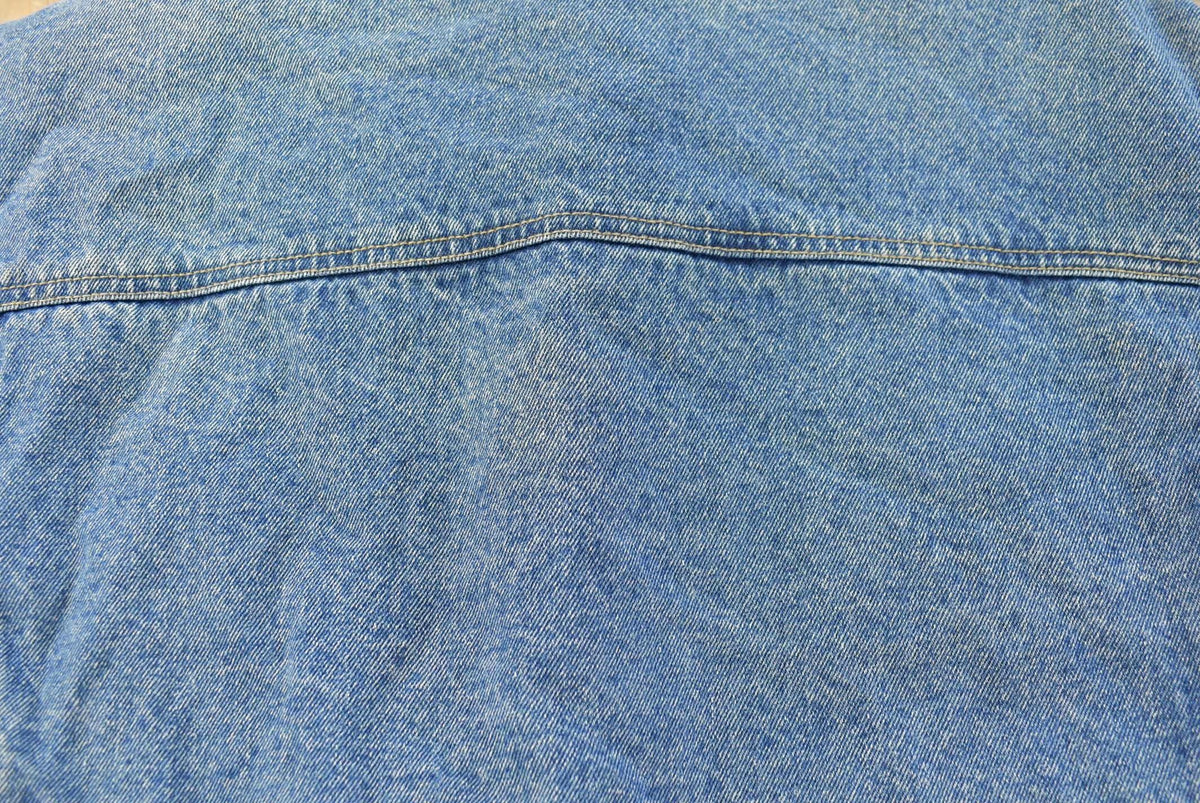 Vintage 2000s Bugle Boy Denim Jean Sherpa Jacket Men's L / Outdoorsman / 00s Streetwear / Y2K Outerwear from propervintagecanada