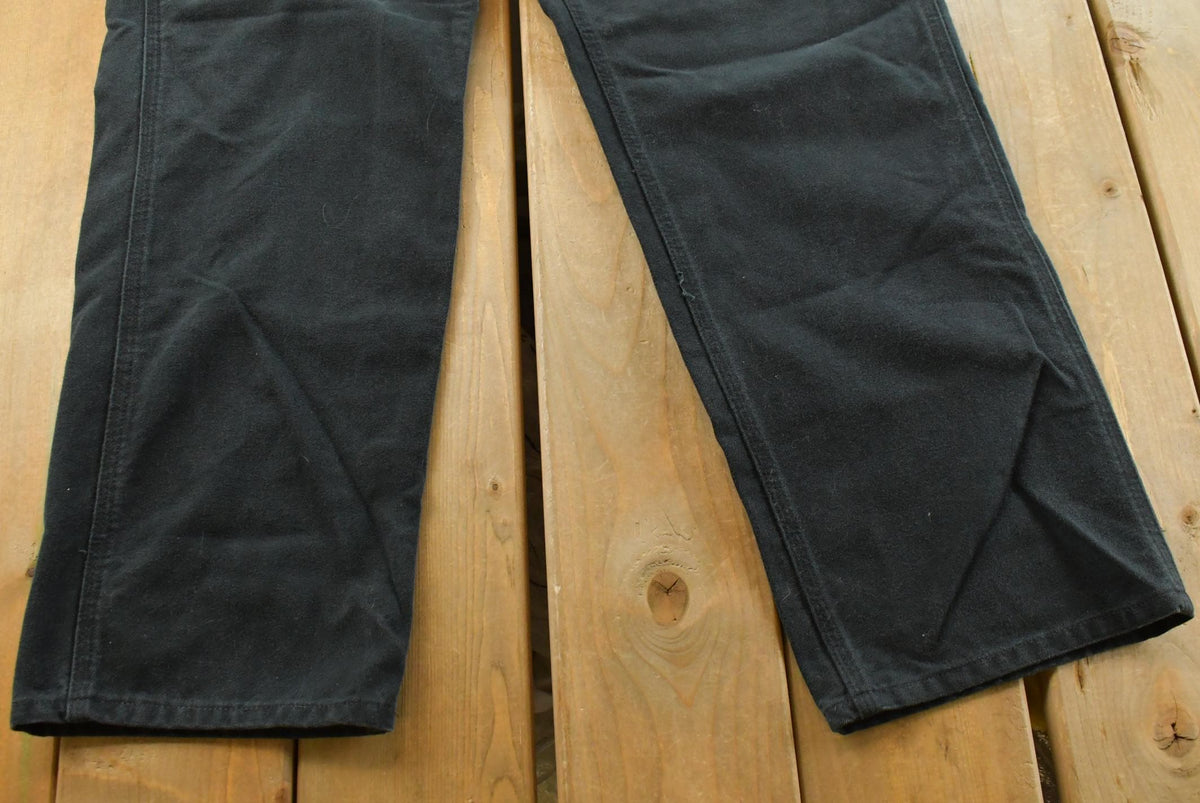 Vintage 2000s Carhartt Black Canvas Pants Men's 31 x 30 from propervintagecanada