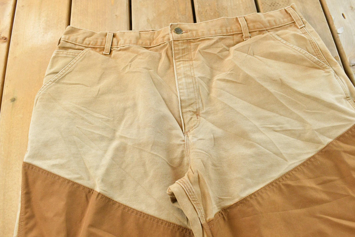 Vintage 2000s Carhartt Bushwhacker Double Knee Canvas Pants Men's 40 x 29 from propervintagecanada