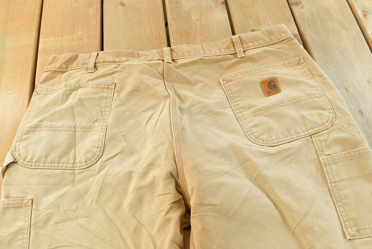 Vintage 2000s Carhartt Bushwhacker Double Knee Canvas Pants Men's 40 x 29 from propervintagecanada
