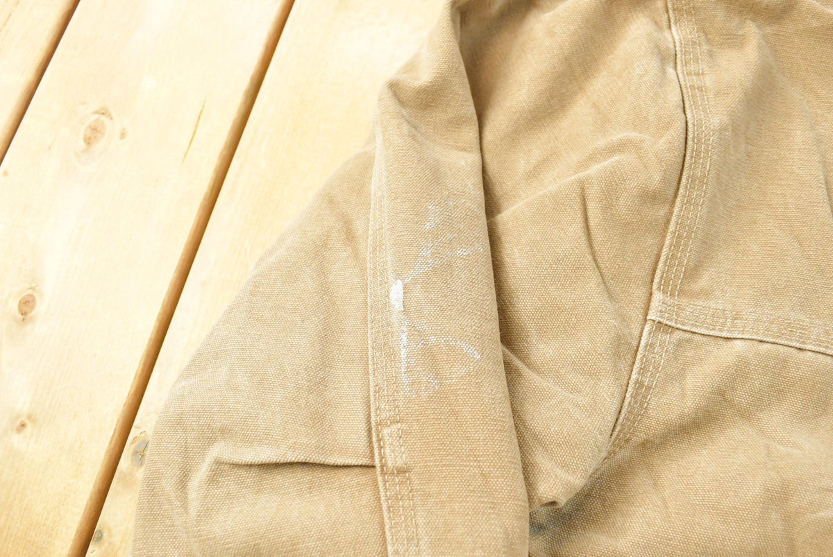 Vintage 2000s Carhartt C61 Duck Ridge Sherpa Lined Coat Jacket Men's 2XL / Outerwear / Y2K Outdoorsman / 00s Outdoors from propervintagecanada