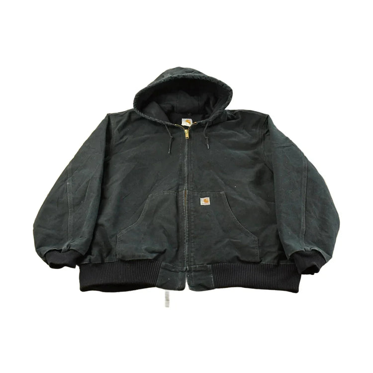 Vintage 2000s Carhartt Canvas Hooded Jacket Men's 3XL from propervintagecanada