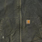 Vintage 2000s Carhartt Canvas Hooded Jacket Men's XL from propervintagecanada