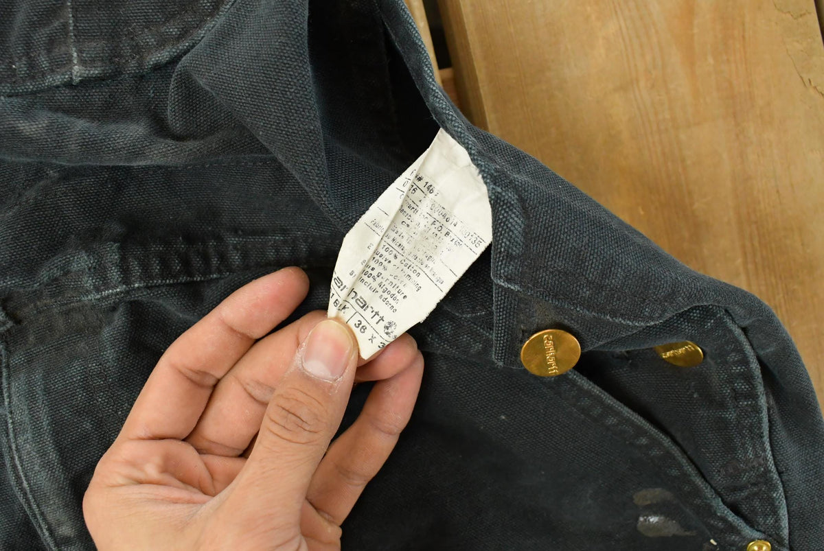 Vintage 2000s Carhartt Canvas Overalls Men's 36 x 25 from propervintagecanada