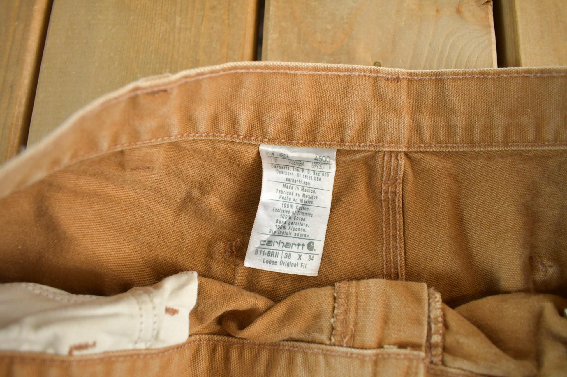 Vintage 2000s Carhartt Carpenter Work Pants Men's 34 x 31 from propervintagecanada