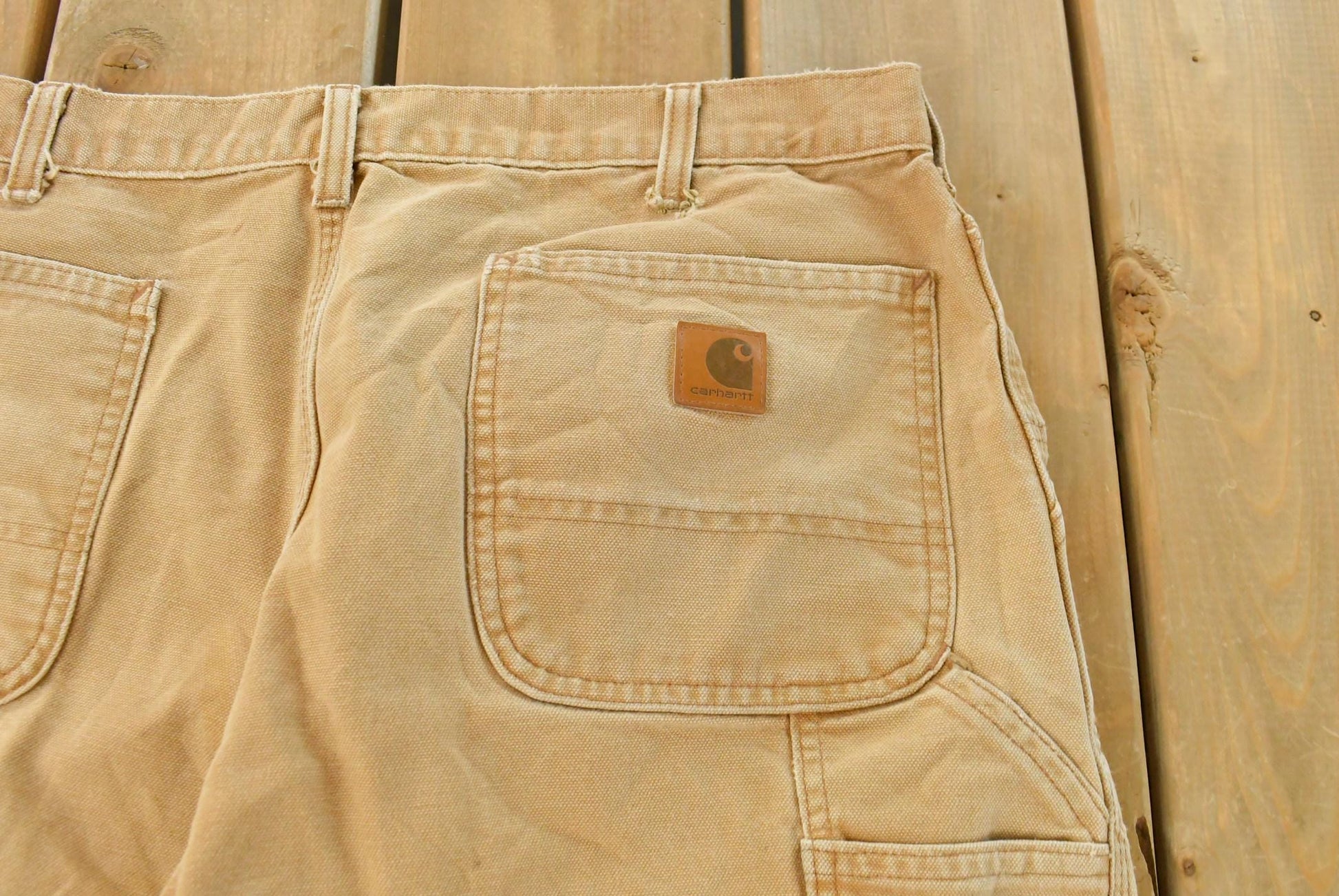 Vintage 2000s Carhartt Carpenter Work Pants Men's 35 x 28 from propervintagecanada