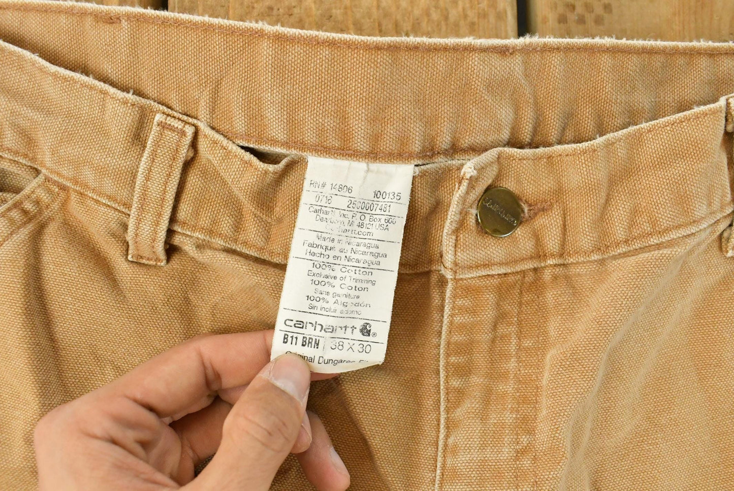 Vintage 2000s Carhartt Carpenter Work Pants Men's 35 x 28 from propervintagecanada