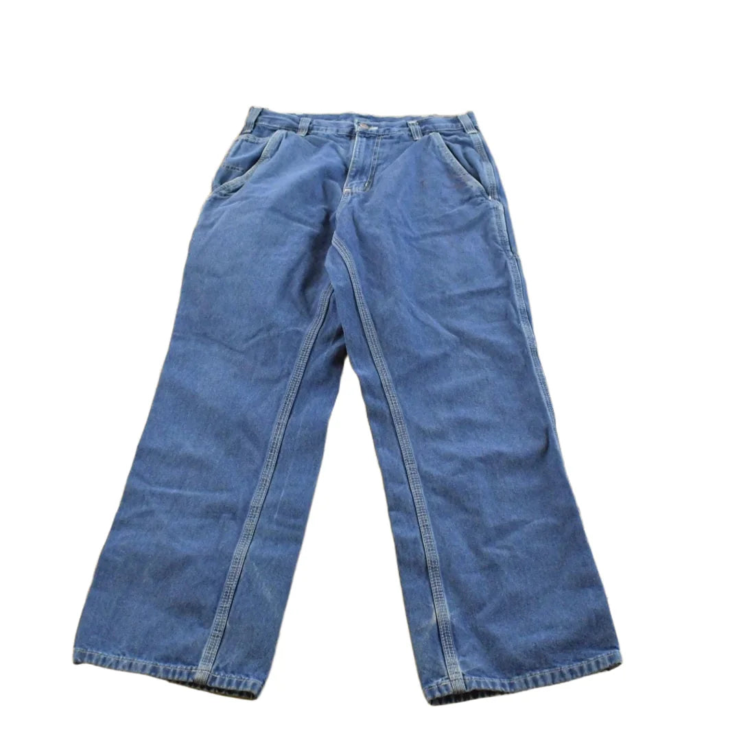 Vintage 2000s Carhartt Denim Blue Jeans Men's 28 x 28.5 from propervintagecanada