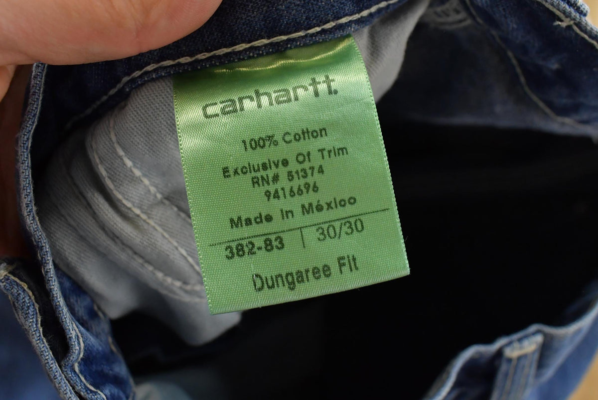 Vintage 2000s Carhartt Denim Blue Jeans Men's 28 x 28.5 from propervintagecanada