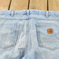 Vintage 2000s Carhartt Denim Blue Jeans Men's 33 x 29.5 from propervintagecanada