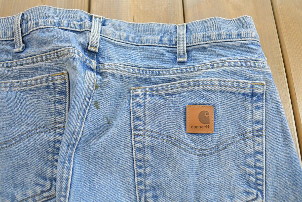 Vintage 2000s Carhartt Denim Jeans Men's 33 x 31 from propervintagecanada