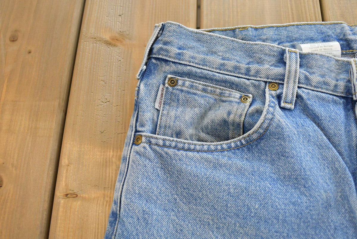 Vintage 2000s Carhartt Denim Jeans Men's 33 x 31 from propervintagecanada