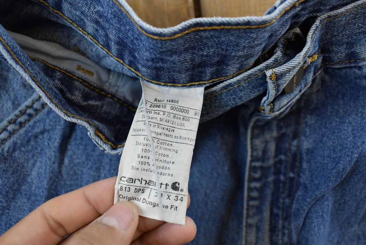 Vintage 2000s Carhartt Denim Jeans Men's 33 x 32 from propervintagecanada