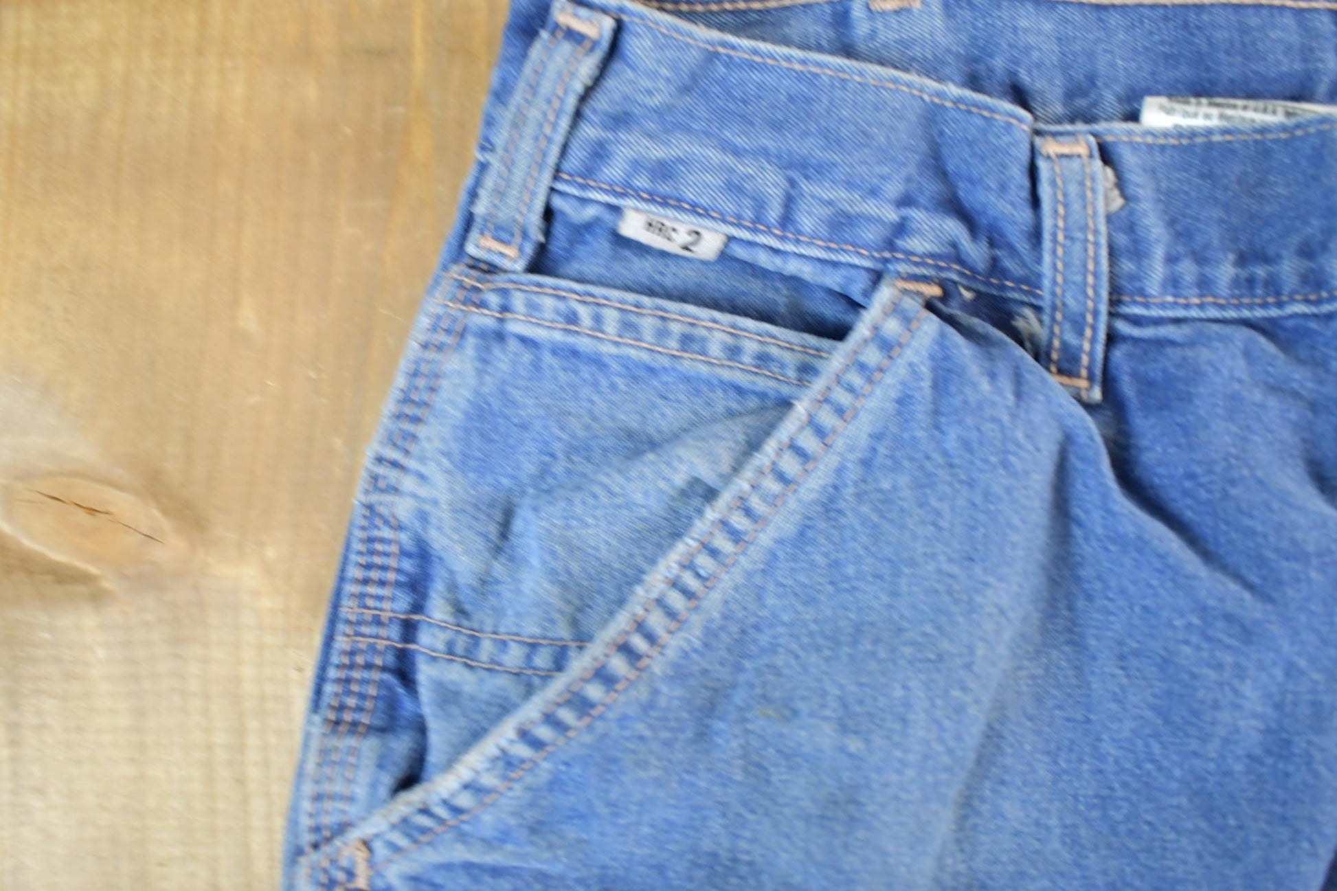 Vintage 2000s Carhartt Distressed Fire Resistant FR Workwear Denim Jeans Men's 32 x 30 from propervintagecanada