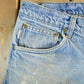 Vintage 2000s Carhartt Distressed Flannel Lined Denim Work Jeans Men's 34 x 33 from propervintagecanada
