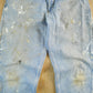 Vintage 2000s Carhartt Distressed Flannel Lined Denim Work Jeans Men's 34 x 33 from propervintagecanada