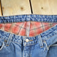 Vintage 2000s Carhartt Distressed Flannel Lined Denim Work Jeans Women's 29 x 32 from propervintagecanada