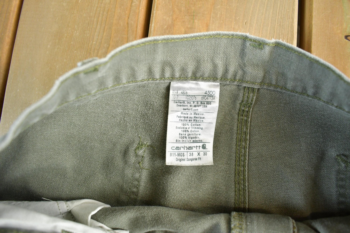 Vintage 2000s Carhartt Distressed Work Pants Men's 36 x 28 from propervintagecanada