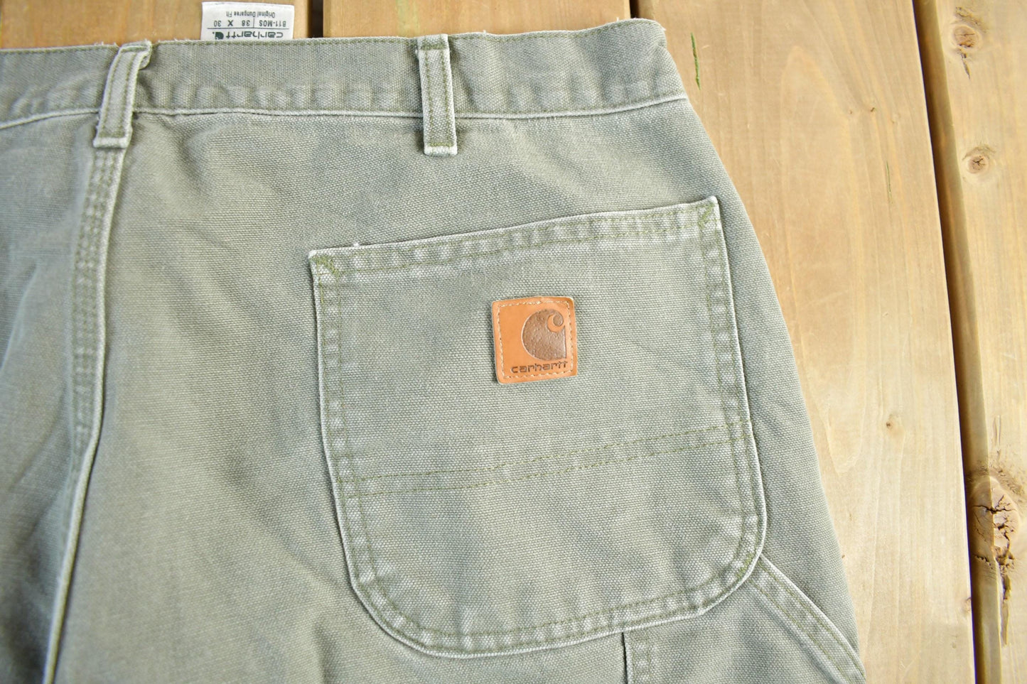 Vintage 2000s Carhartt Distressed Work Pants Men's 36 x 28 from propervintagecanada