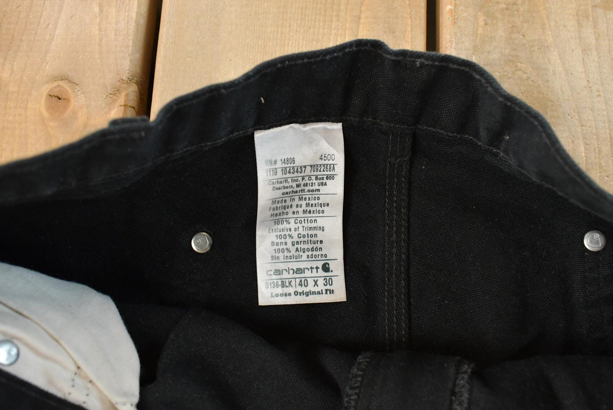 Vintage 2000s Carhartt Double Knee Canvas Pants Men's 37 x 28.5 from propervintagecanada
