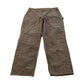 Vintage 2000s Carhartt Double Knee Dark Brown Canvas Pants Men's 36 x 31.5 from propervintagecanada