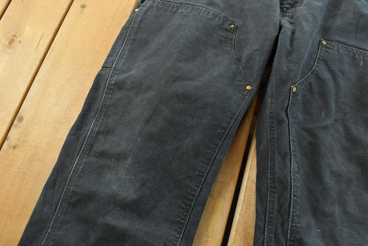 Vintage 2000s Carhartt Double Knee Denim Black Jeans Men's 36 x 25.5 from propervintagecanada
