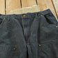 Vintage 2000s Carhartt Double Knee Denim Black Jeans Men's 36 x 25.5 from propervintagecanada