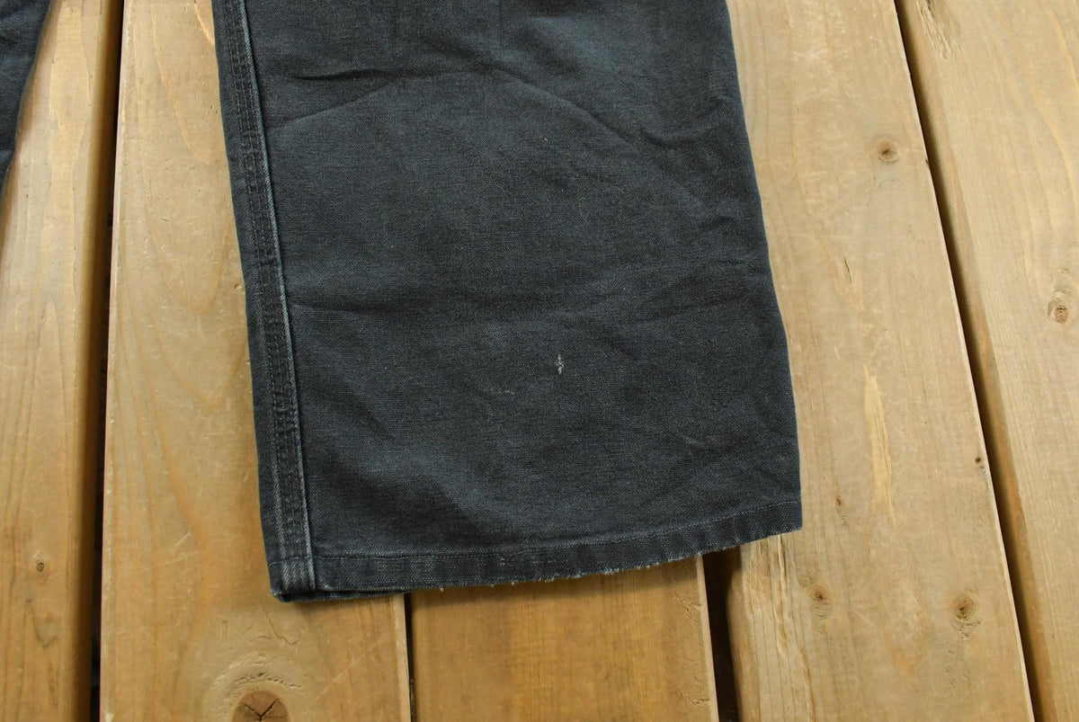 Vintage 2000s Carhartt Double Knee Denim Black Jeans Men's 36 x 25.5 from propervintagecanada