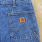 Vintage 2000s Carhartt Double Knee Denim Jeans Men's 38 x 34 from propervintagecanada