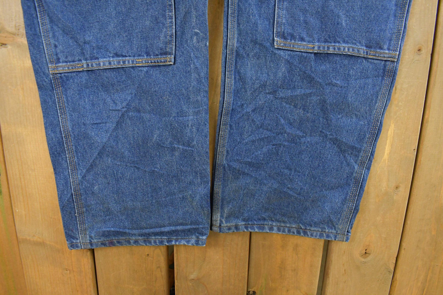 Vintage 2000s Carhartt Double Knee Denim Jeans Men's 38 x 34 from propervintagecanada