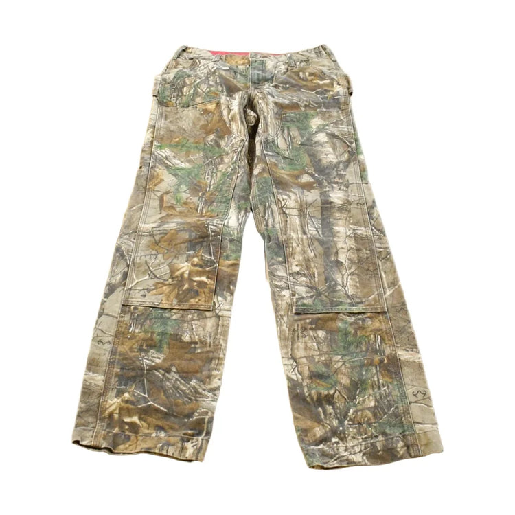 Vintage 2000s Carhartt Double Knee RealTree Camo Pants Women's 30 x 33.5 from propervintagecanada