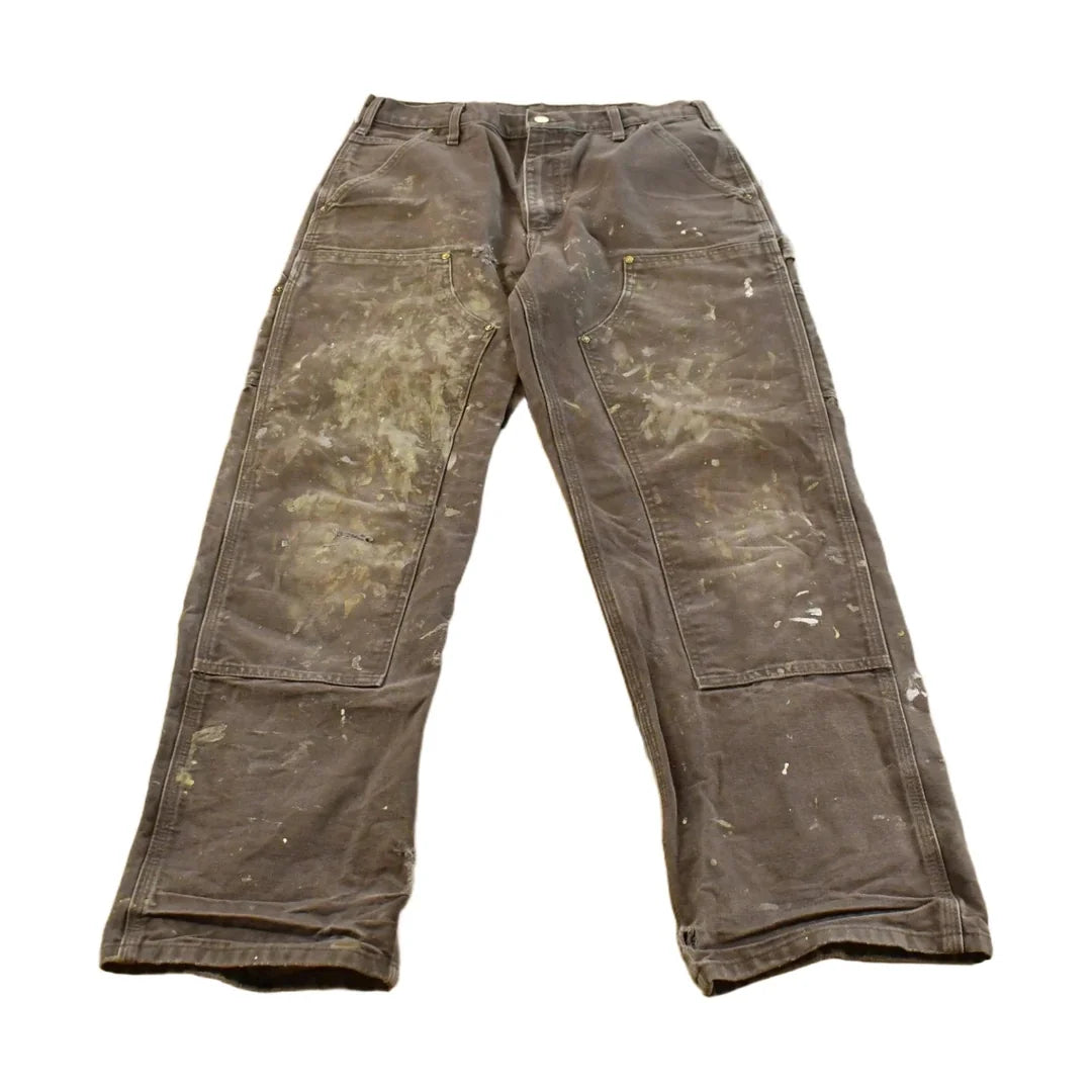 Vintage 2000s Carhartt Double Knee Work Pants Men's 32 x 31 from propervintagecanada
