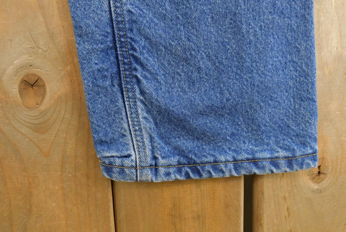 Vintage 2000s Carhartt Flannel Lined Denim Work Jeans Men's 32 x 31 from propervintagecanada