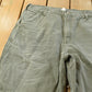 Vintage 2000s Carhartt Flannel Lined Green Work Jeans Men's 36 x 31 from propervintagecanada