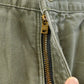 Vintage 2000s Carhartt Flannel Lined Green Work Jeans Men's 36 x 31 from propervintagecanada