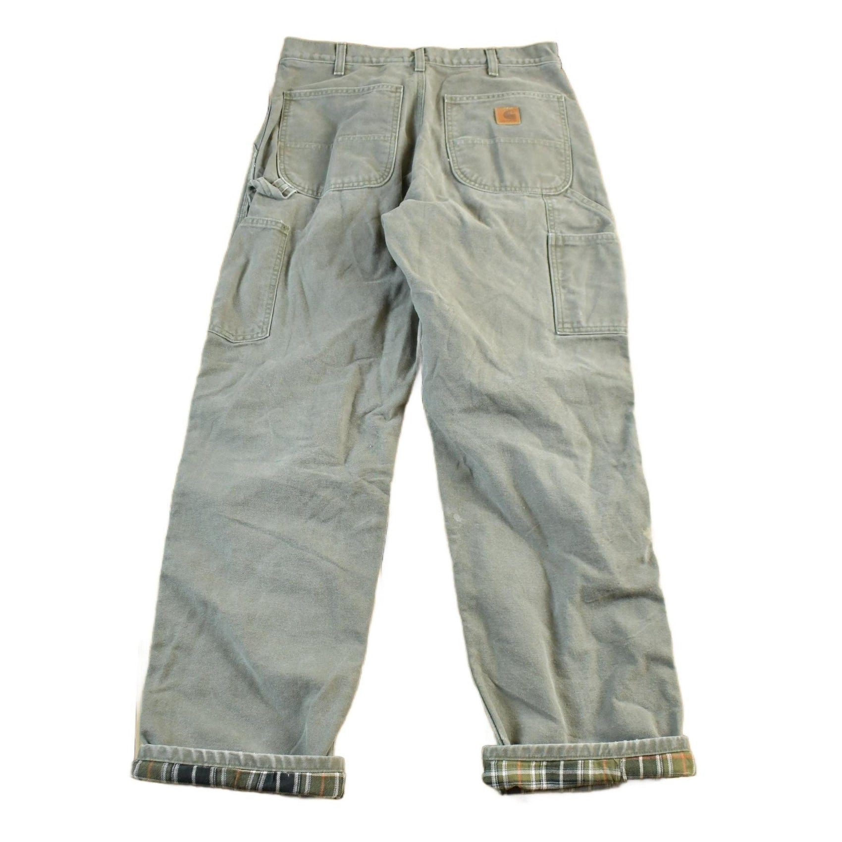 Vintage 2000s Carhartt Flannel Lined Work Jeans Men's 30 x 30