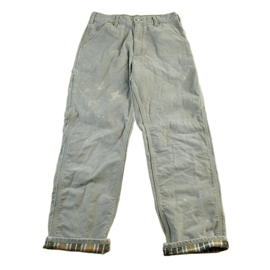 Vintage 2000s Carhartt Flannel Lined Work Jeans Men's 30 x 30