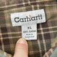 Vintage 2000s Carhartt Heavyweight Thrashed Lined Workwear Button Up Shirt Men's 2XL from propervintagecanada