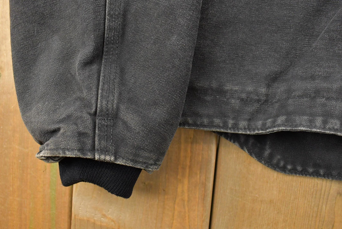 Vintage 2000s Carhartt Hooded Sherpa Lined Jacket Mens M from propervintagecanada