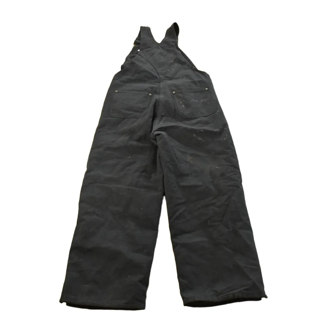Vintage 2000s Carhartt Insulated Double Knee Canvas Bib Overalls Women's 32 x 26 from propervintagecanada